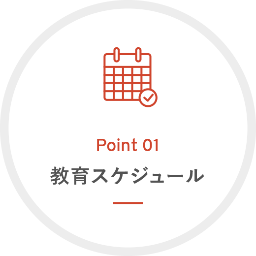 教育スケジュール